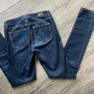 Paige jeans peg skinny blue size 27 stretch denim